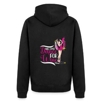 Ballet Ballerine Danse Danse Danse Ballet Cadeau - Veste à capuche bio Premium Unisexe - noir - Dos - Nico (187cm)
