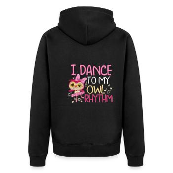 Ballet Ballerine Danse Danseuse Danse Ballet Cadeau - Veste à capuche bio Premium Unisexe - noir - Dos - Nico (187cm)
