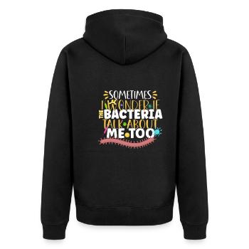 Microbiologiste Laboratoire de microbiologie Staphylocoque Biologie - Veste à capuche bio Premium Unisexe - noir - Dos - Nico (187cm)