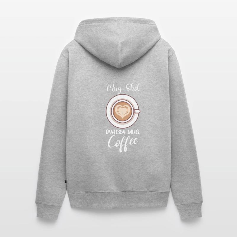Coffee Lover Caffeine Molecule Java Latte Espresso Unisex Premium Organic Zip Hoodie