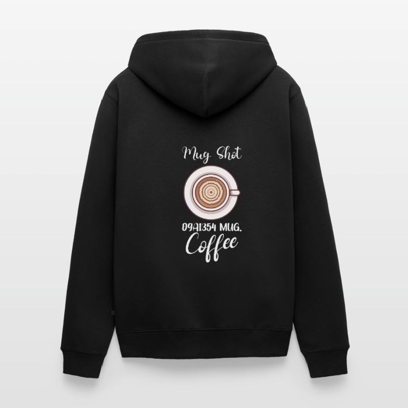 Coffee Lover Caffeine Molecule Java Latte Espresso Unisex Premium Organic Zip Hoodie