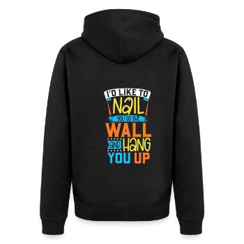 Artiste Peinture Peintre Art Couleur Art Professeur - Veste à capuche bio Premium Unisexe - noir - Dos - Nico (187cm)
