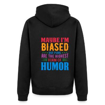Bisexual Pride Bi Lgbtq Bisexuality Queer - Veste à capuche bio Premium Unisexe - noir - Dos - Nico (187cm)