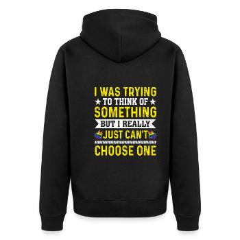 Bisexual Pride Bi Lgbtq Bisexuality Queer - Veste à capuche bio Premium Unisexe - noir - Dos - Nico (187cm)