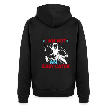 Athlétisme Athlétisme Coureurs Course Cadeau - Veste à capuche bio Premium Unisexe - noir - Dos - Nico (187cm)