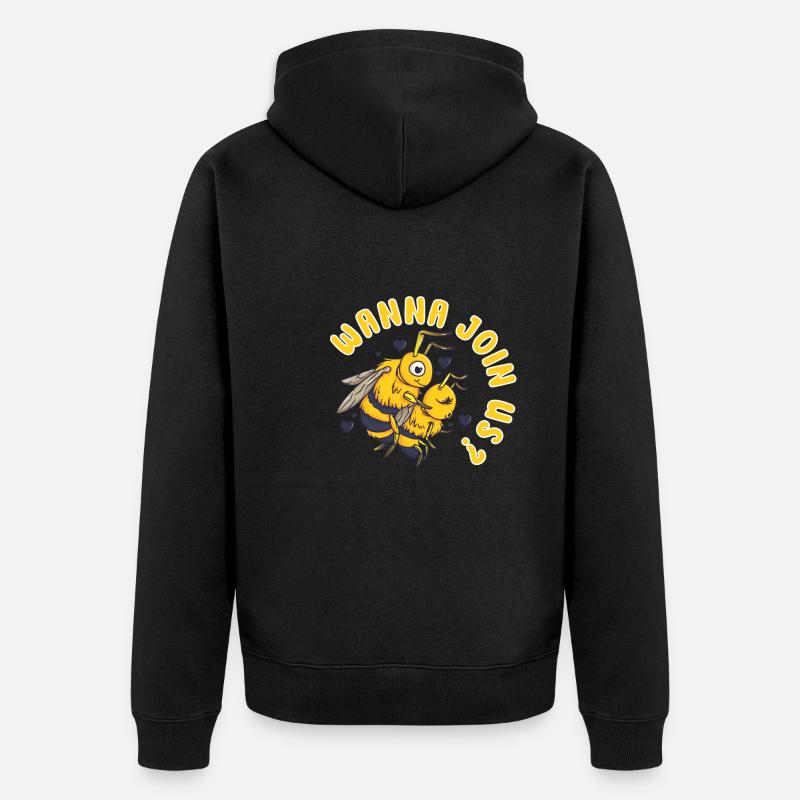 Apiculture Apiculteurs Rucher d’abeilles mellifères - Veste à capuche bio Premium Unisexe - noir