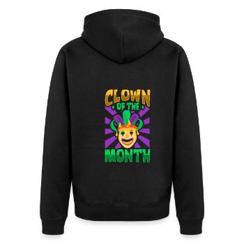 Circus Arts Circus Artists Event Staff - Unisex Premium Organic Zip Hoodie - black - Back - Nico (187cm)