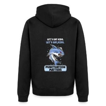 Shark Ocean Predator Scuba Diver Plongée sous-marine - Veste à capuche bio Premium Unisexe - noir - Dos - Nico (187cm)