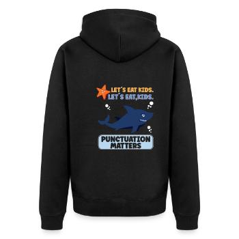 Shark Ocean Predator Scuba Diver Plongée sous-marine - Veste à capuche bio Premium Unisexe - noir - Dos - Nico (187cm)