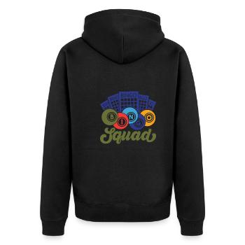 Jeu de cartes de bingo Grand-mère Joueur de bingo Cartes de bingo - Veste à capuche bio Premium Unisexe - noir - Dos - Nico (187cm)