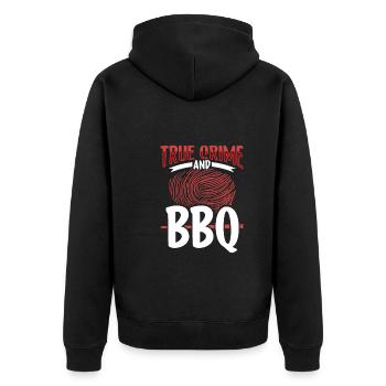 True Crime Murder Spy Crime Intérêt Idée cadeau - Veste à capuche bio Premium Unisexe - noir - Dos - Nico (187cm)
