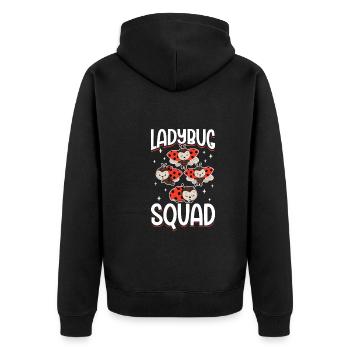 Coccinelle Coccinelle Entomologie Insectes - Veste à capuche bio Premium Unisexe - noir - Dos - Nico (187cm)