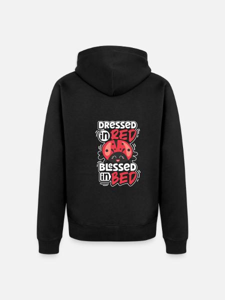 Ladybug Ladybug Entomology Insects - Unisex Premium Organic Zip Hoodie - black
