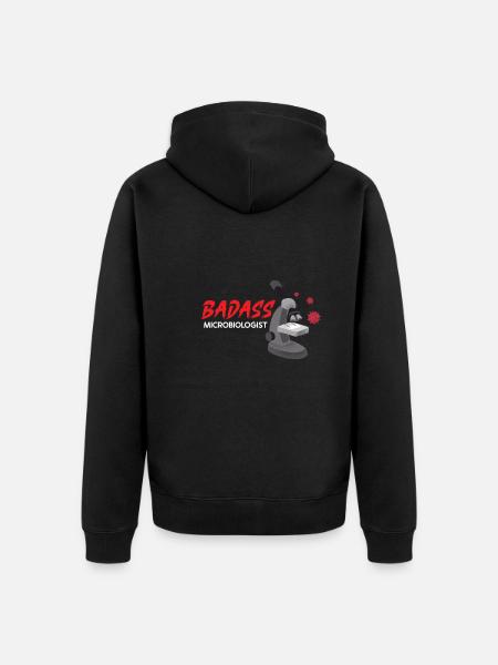 Microbiologist Microbiology Lab Staph Biology - Unisex Premium Organic Zip Hoodie - black