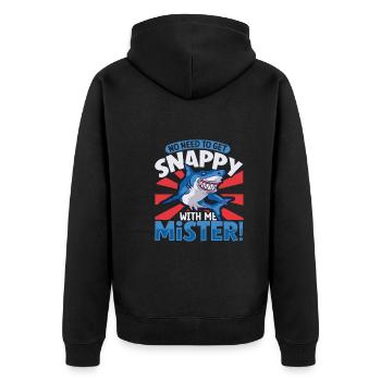 Shark Ocean Predator Plongée sous-marine - Veste à capuche bio Premium Unisexe - noir - Dos - Nico (187cm)