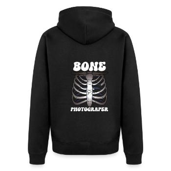 RAD TECH X-RAY TECH RADIOLOGY TECH RADIOLOGY TECH - Unisex Premium Organic Zip Hoodie - black - Back - Nico (187cm)