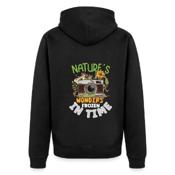 Photography Photography Photographer Camera Image - Unisex Premium Organic Zip Hoodie - black - Back - Nico (187cm)