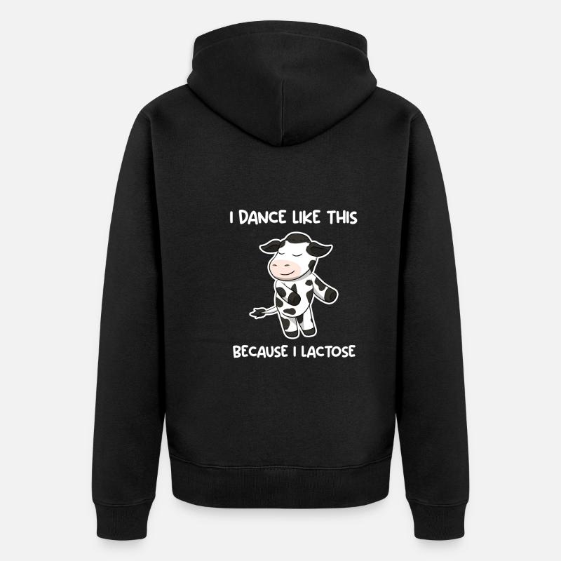 Drôle d’éleveur de vaches - Veste à capuche bio Premium Unisexe - noir