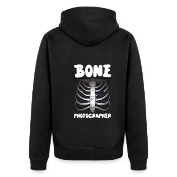 RAD TECH X-RAY TECH RADIOLOGY TECH RADIOLOGY TECH - Unisex Premium Organic Zip Hoodie - black - Back - Nico (187cm)