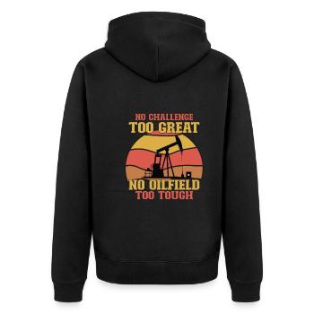 Spinfield Wife Roughneck Oil Drilling Frac crew - Veste à capuche bio Premium Unisexe - noir - Dos - Nico (187cm)