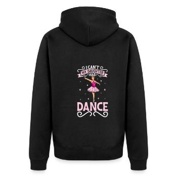 Ballet Ballerine Danse Danseuse Danse Ballet Cadeau - Veste à capuche bio Premium Unisexe - noir - Dos - Nico (187cm)