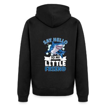 Shark Ocean Predator Plongée sous-marine - Veste à capuche bio Premium Unisexe - noir - Dos - Nico (187cm)