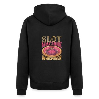 Poker Casino Joueur de Poker Jeu Roulette Cadeau - Veste à capuche bio Premium Unisexe - noir - Dos - Nico (187cm)