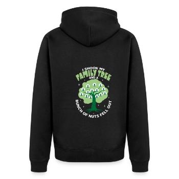 Arbre généalogique Historien de la famille Généalogie Généalogiste - Veste à capuche bio Premium Unisexe - noir - Dos - Nico (187cm)