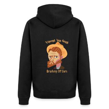 Artiste Peinture Peintre Art Peinture Professeur d’art - Veste à capuche bio Premium Unisexe - noir - Dos - Nico (187cm)