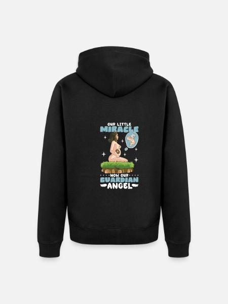 infant loss, miscarriage, consciousness, - Unisex Premium Organic Zip Hoodie - black