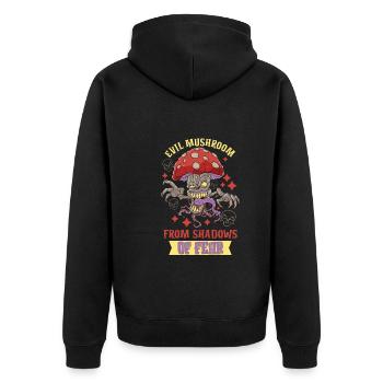 Horreur Halloween Mushroom Pick Mushroom Farm - Veste à capuche bio Premium Unisexe - noir - Dos - Nico (187cm)