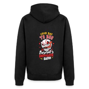 Horror Baseball Creepy Baseball Spooky - Veste à capuche bio Premium Unisexe - noir - Dos - Nico (187cm)