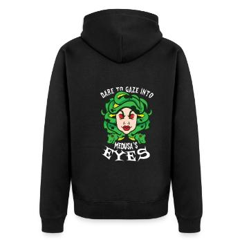 Méduse Mythologie grecque Créature mythique Gorgone - Veste à capuche bio Premium Unisexe - noir - Dos - Nico (187cm)