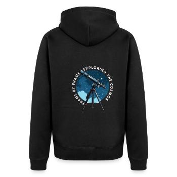 Astrophotographie Astronomy Space Camera - Veste à capuche bio Premium Unisexe - noir - Dos - Nico (187cm)