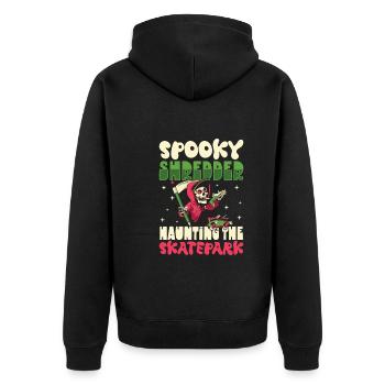 Horror Skateboarder Halloween Skateboard Cadeau - Veste à capuche bio Premium Unisexe - noir - Dos - Nico (187cm)