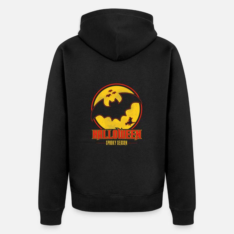 Halloween - Veste à capuche bio Premium Unisexe - noir