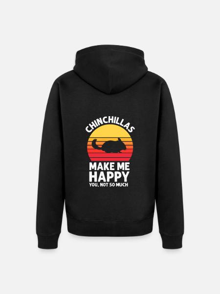 Chinchilla - Veste à capuche bio Premium Unisexe - noir