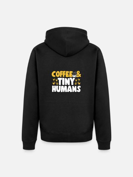 Childcare Teacher Educator - Unisex Premium Organic Zip Hoodie - black
