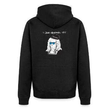 I can trade it - perfect gift for every musician! - Unisex Premium Organic Zip Hoodie - black - Back - Nico (187cm)
