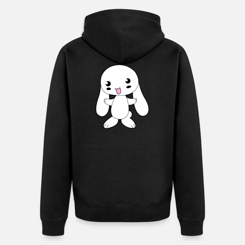Bunny - Veste à capuche bio Premium Unisexe - noir