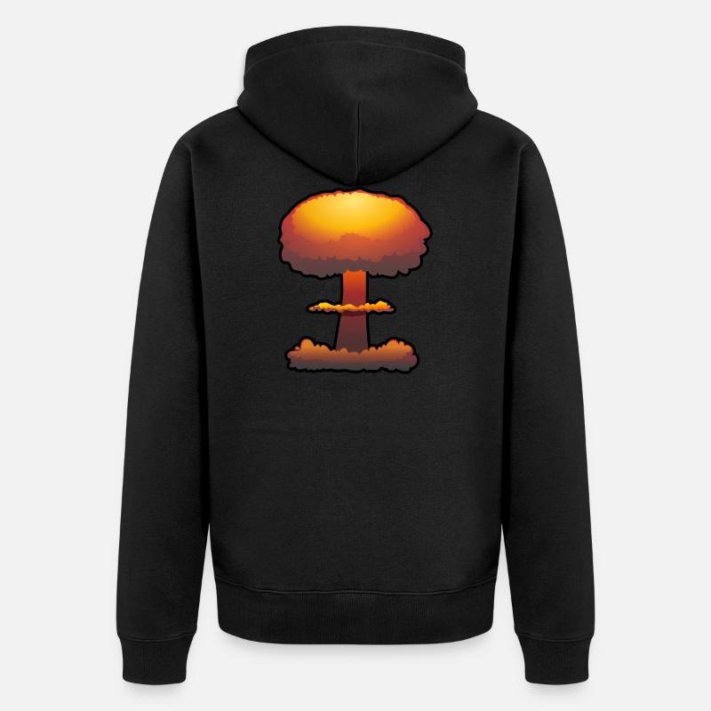 Bombe atomique - Veste à capuche bio Premium Unisexe - noir