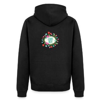 Carpe Diem - Veste à capuche bio Premium Unisexe - noir - Dos - Nico (187cm)