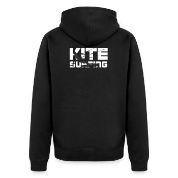 Kitesurf - Kitesurf - Kitesurf - Cadeau - Veste à capuche bio Premium Unisexe - noir - Dos - Nico (187cm)