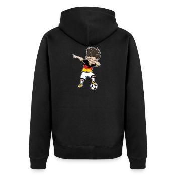  Allemagne Gift Dab - Veste à capuche bio Premium Unisexe - noir - Dos - Nico (187cm)