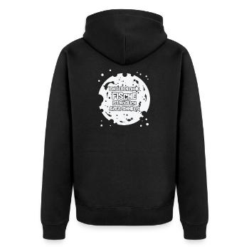 Étang et aquarium cadeau de chemise - Veste à capuche bio Premium Unisexe - noir - Dos - Nico (187cm)