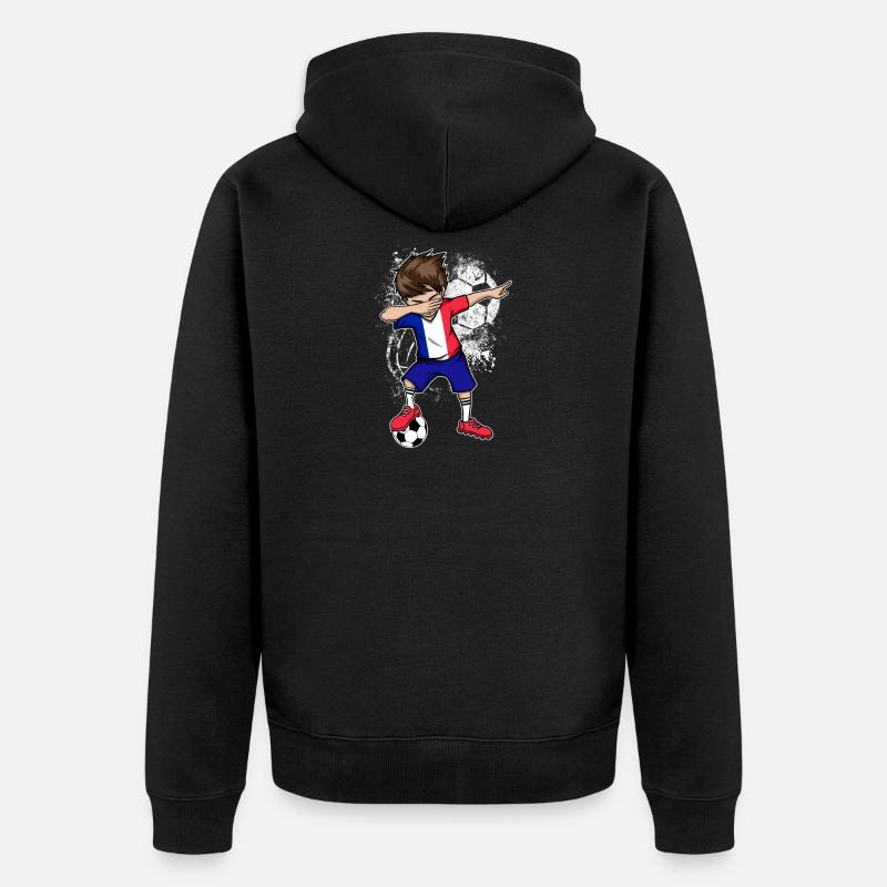  en France - Veste à capuche bio Premium Unisexe - noir