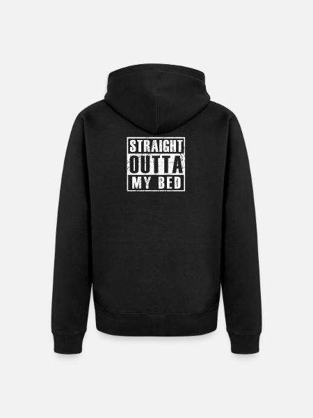 Tout droit mon lit - Veste à capuche bio Premium Unisexe - noir