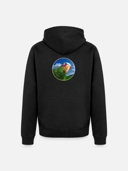 Rieuse Amazon - Veste à capuche bio Premium Unisexe - noir