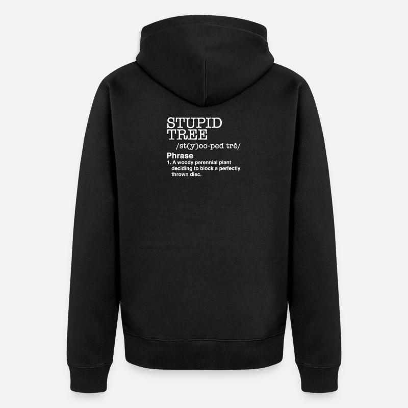 Disc Golf - Veste à capuche bio Premium Unisexe - noir