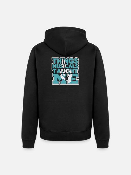 Musicals - Unisex Premium Organic Zip Hoodie - black